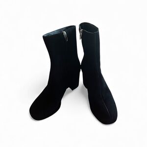 Dolce Vita Women's Shoe Size 8.5 Black Suede Block Heel Eden Booties